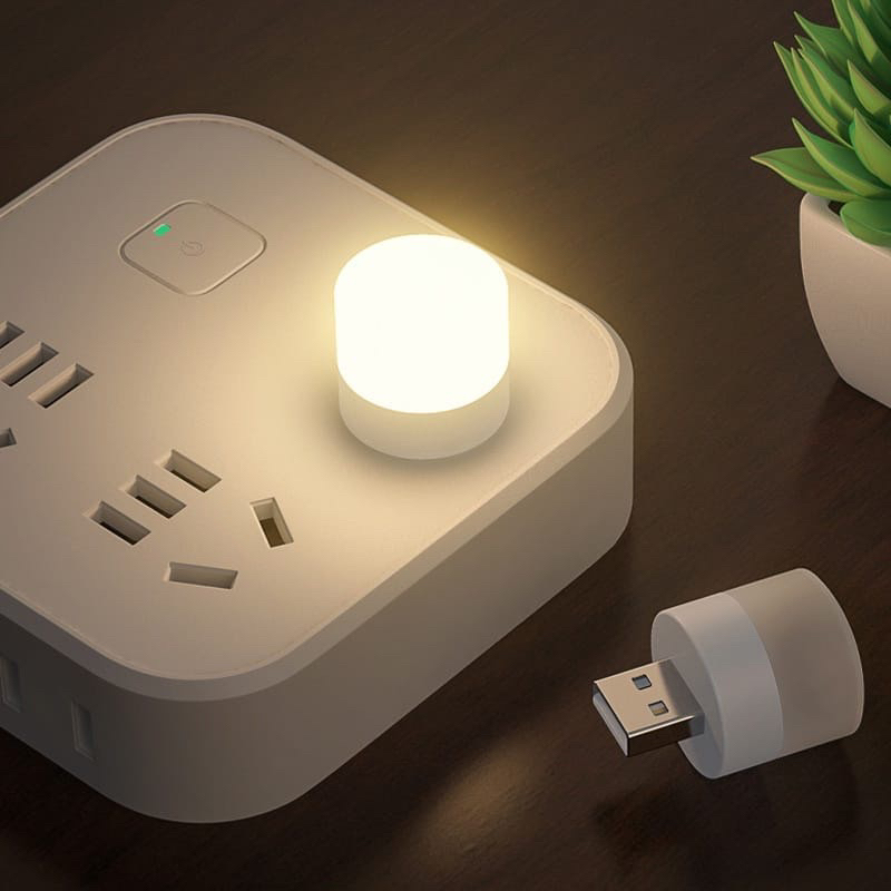 MEASTORE | LAMPU USB MINI / LAMPU TIDUR USB LED HEMAT ENERGI PUTIH / WARM WHITE USB NIGHT LIGHT HEMAT Mini USB Light Lampu Tidur Lampu Baca USB NEW