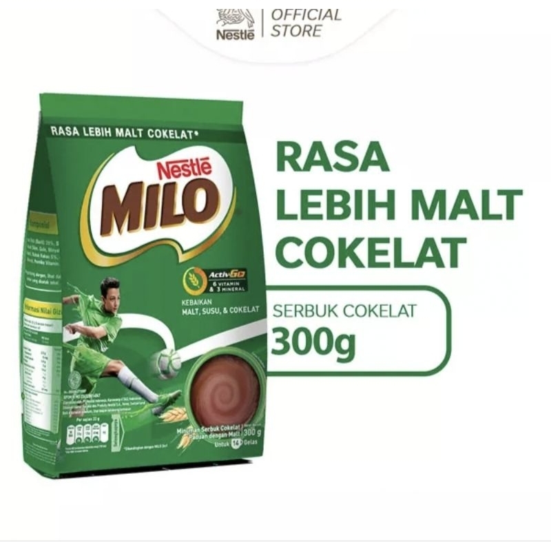 

BUBUK MILO 300GR DAN 1000GRAM