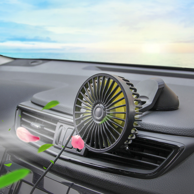 USB Car Fan Single 360 Kipas Angin USB Portable Kipas Mobil Mini Fan