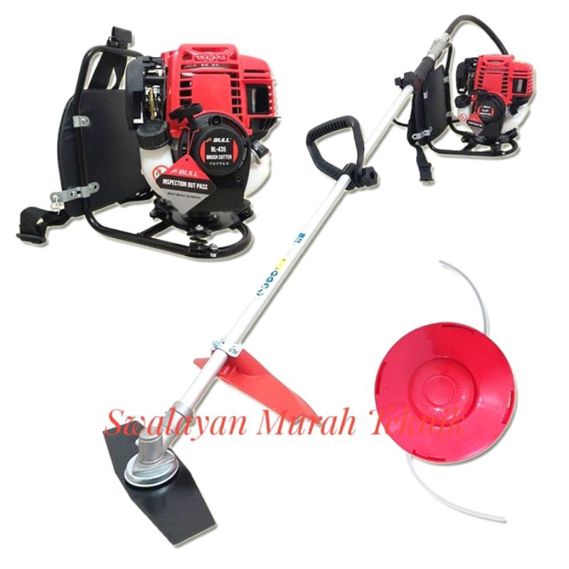 Mesin Potong Rumput Gendong 4 Tak BULL BL435 Engine Brush Cutter 435