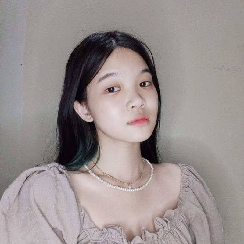 Delice Korean Multilayer Pearl Necklace Kalung Korea Dua Lapis Rantai Mutiara