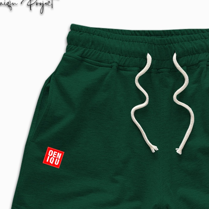 CELANA PENDEK PRIA DAN WANITA ORIGINAL OENIQU WARNA DARK GREEN