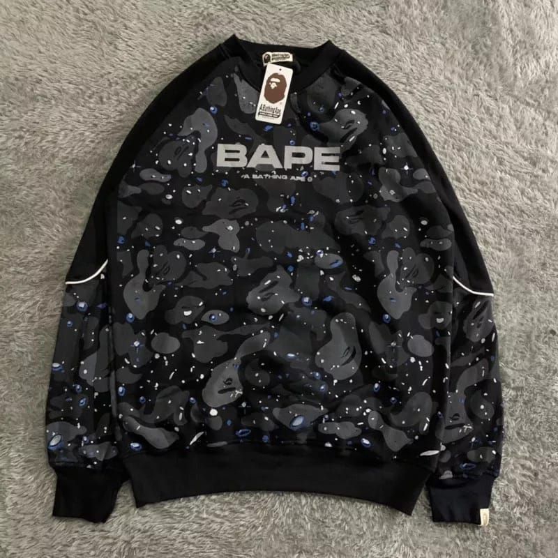 CERWNECK BAPE Bathing Ape Fulltag - lebeL Sweater/brand LA Original Bape