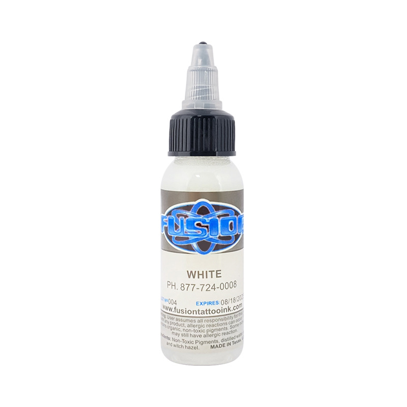 

Tinta Tattoo Fusion White 1oz 30ml / Botol