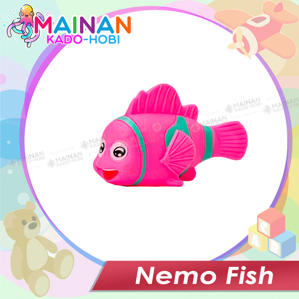 MAINAN MANDI ANAK BAYI KARAKTER SEA ANIMAL IKAN NEMO FISH