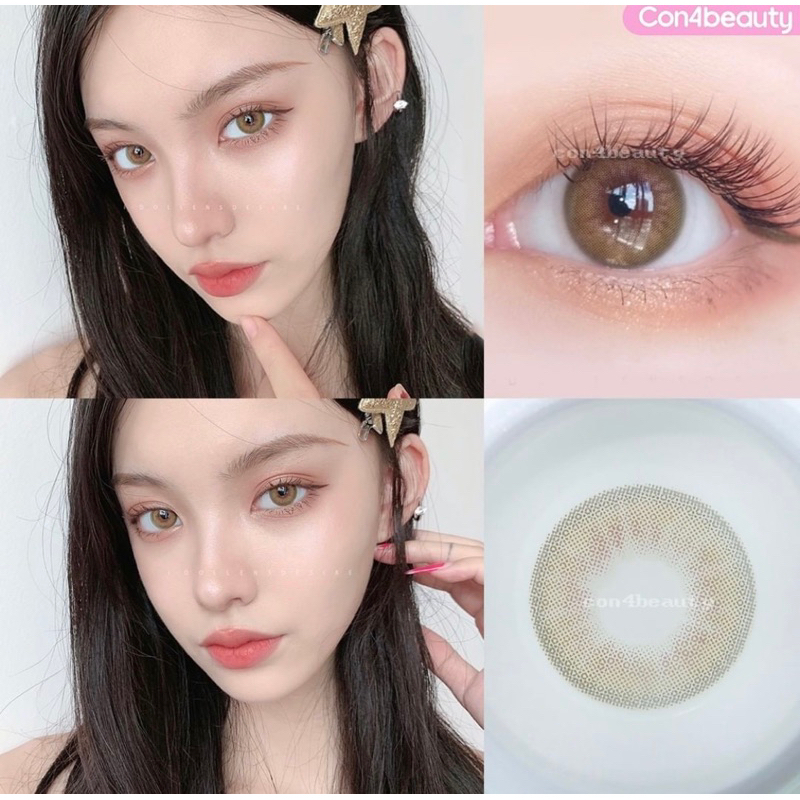 Softlens Princess Idol Desire Lime Brown / Green / Coklat / Hijau Normal Minus Beda Minus