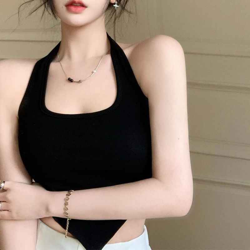 TJM  BR390 Crop Tank Top Style Import Tanktop Bra Leher Sexy Fashion Korean