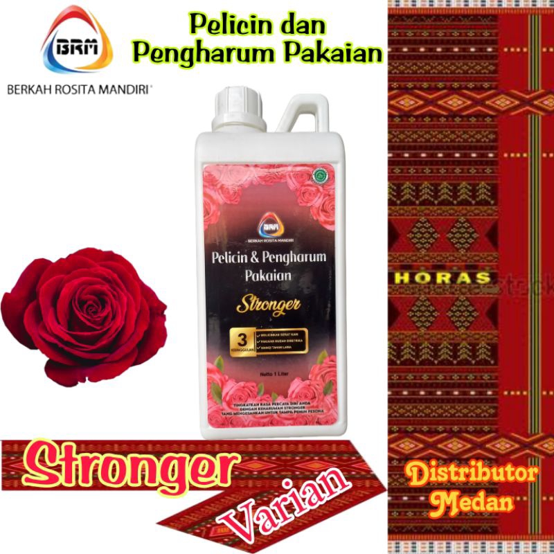 PROMO Pewangi Pakaian Mawar: BRM Khusus Sumut : Varian Stronger / Merah: Kemasan Jerigen 1 Liter