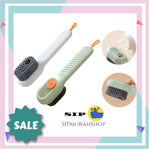 SIKAT PEMBERSIH SERBAGUNA - Alat Cuci Piring Sepatu Dispenser Sabun Multifungsi / Sikat Pembersih Sepatu Multifungsi Dengan Dispenser Sabun Cair