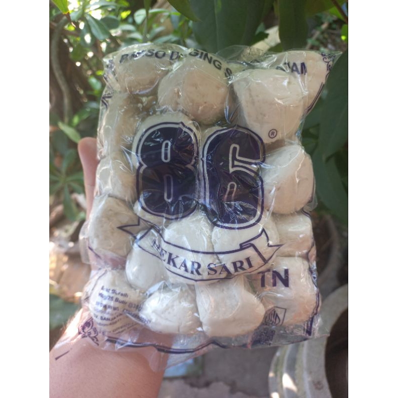 

TN 86 Bakso Sapi Kombinasi (Isi 25pcs) Kemasan 1kg