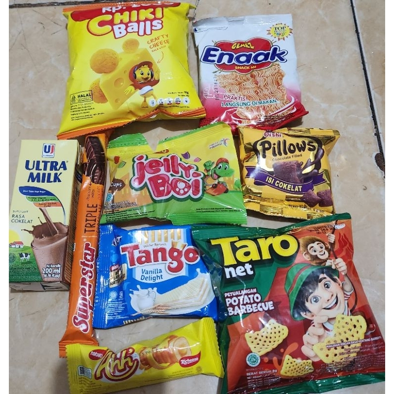 Snack Ulang Tahun Anak Godie Bag karakter  Paket Godie Bag Karakter Anak dan snack Ultah murah