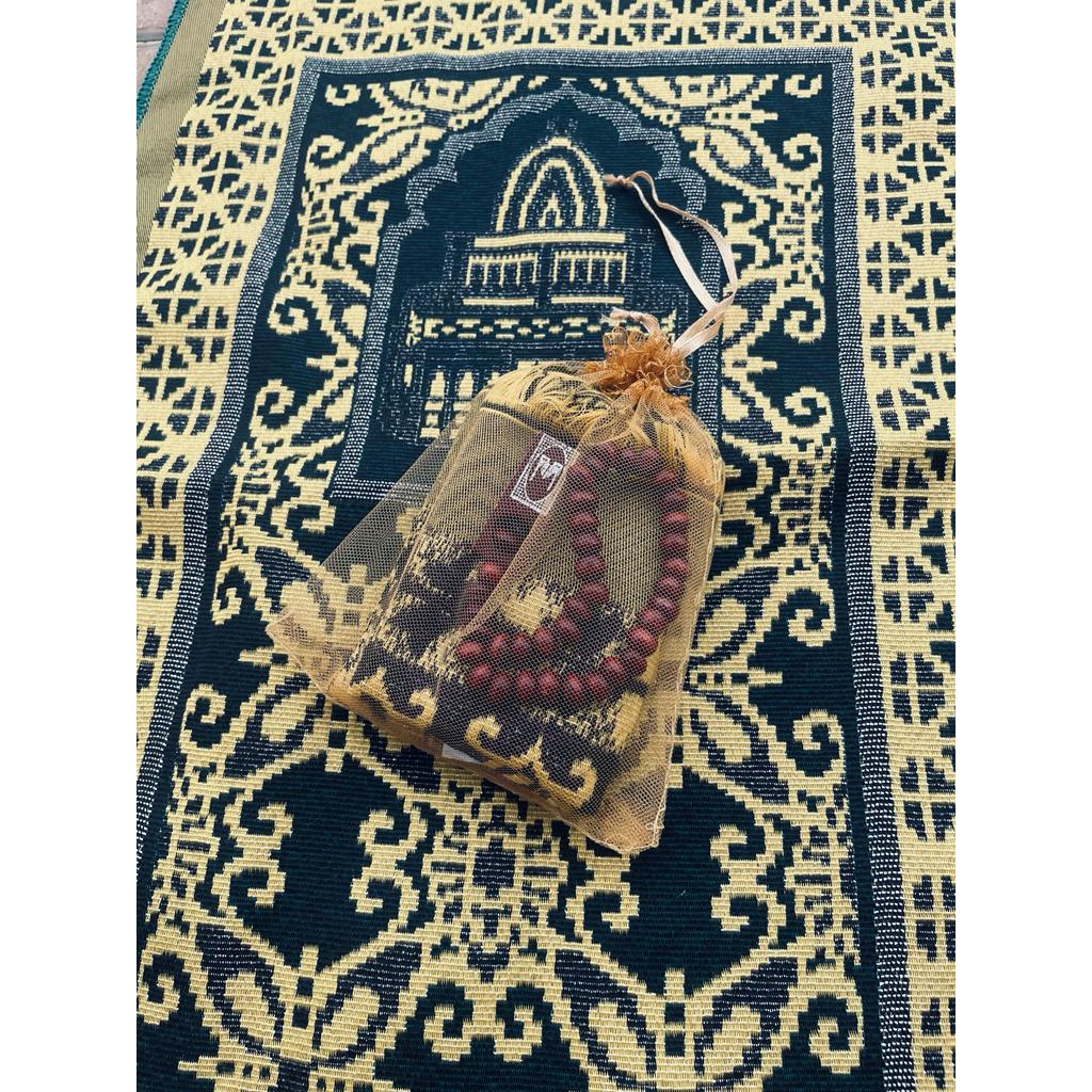 Paket Souvenir Tile Sajadah OSWAL+ Tasbih Sovenir Parcel Sajadah