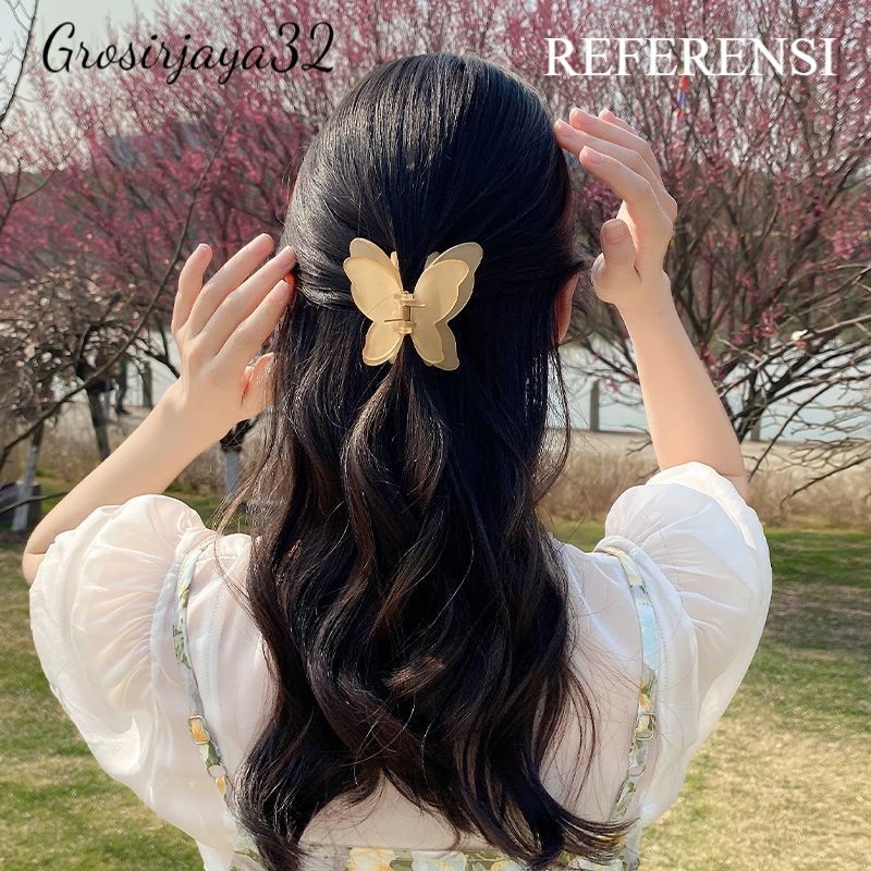 (GROSIRJAYA32) JEDAI KUPU AKRILIK ANGGUN CANTIK FASHION KOREA