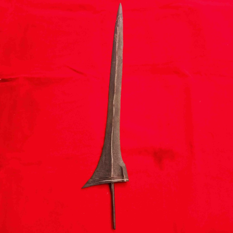 Keris Lurus Pusaka Dhapur Brojol Pamor Satrio Pinayungan Kuno Asli