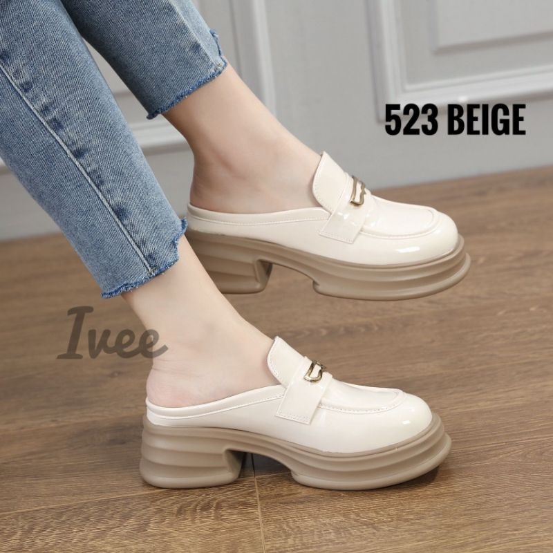 CHUNKY LOAFERS IVEE SHOES KOREA BEAUTYFLY #523