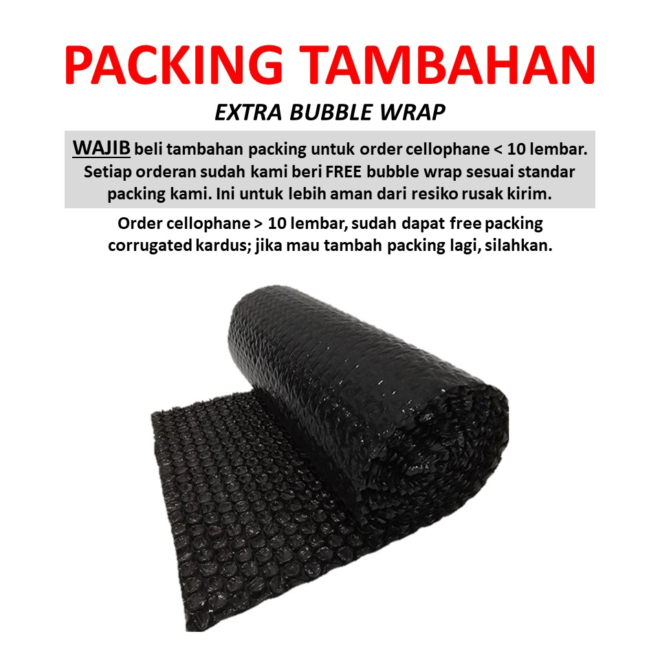 

Packing Extra Bubble Wrap