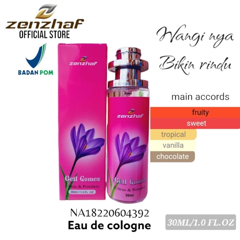 PARFUM BPOM ZENZHAF CELL GOMEZ 30ML