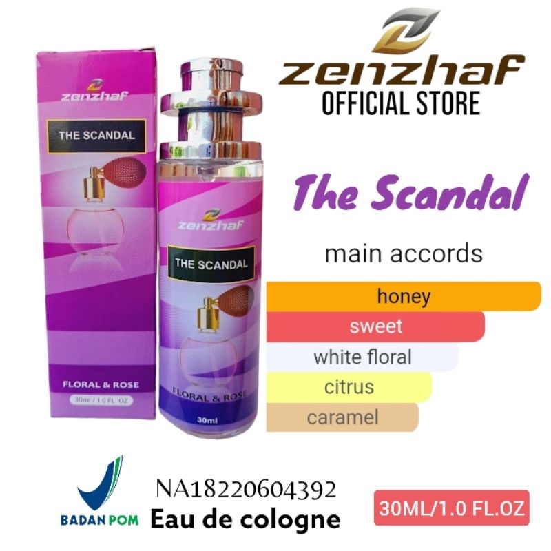 PARFUM BPOM ZENZHAF THE SCANDAL 30ML