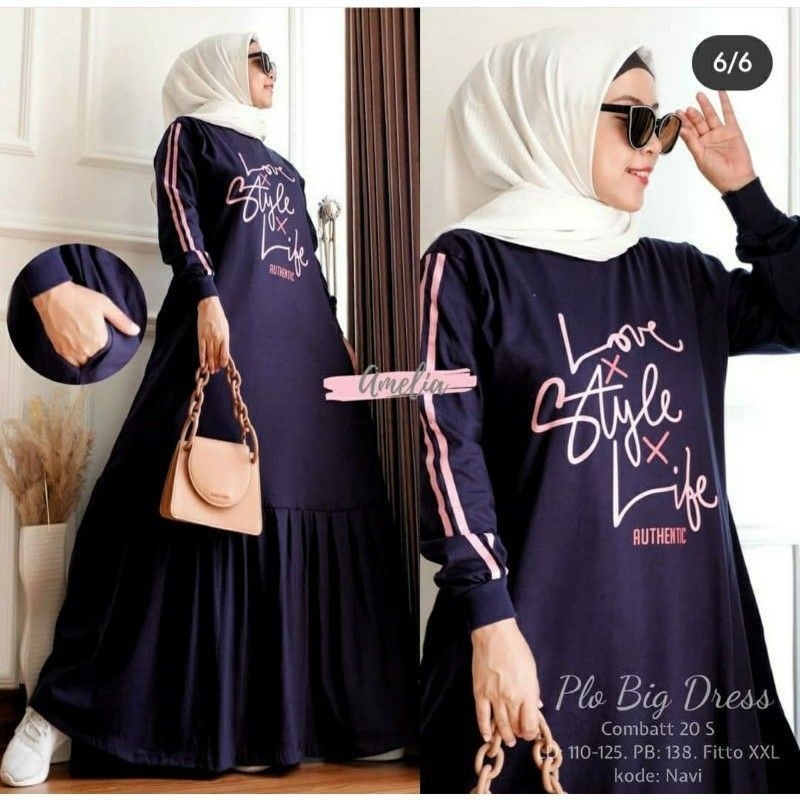 GAMIS LOVE COMBET / DRESS COMBET 20S JUMBO / GAMIS JUMBO DAN STANDAR / DRESS VIRAL