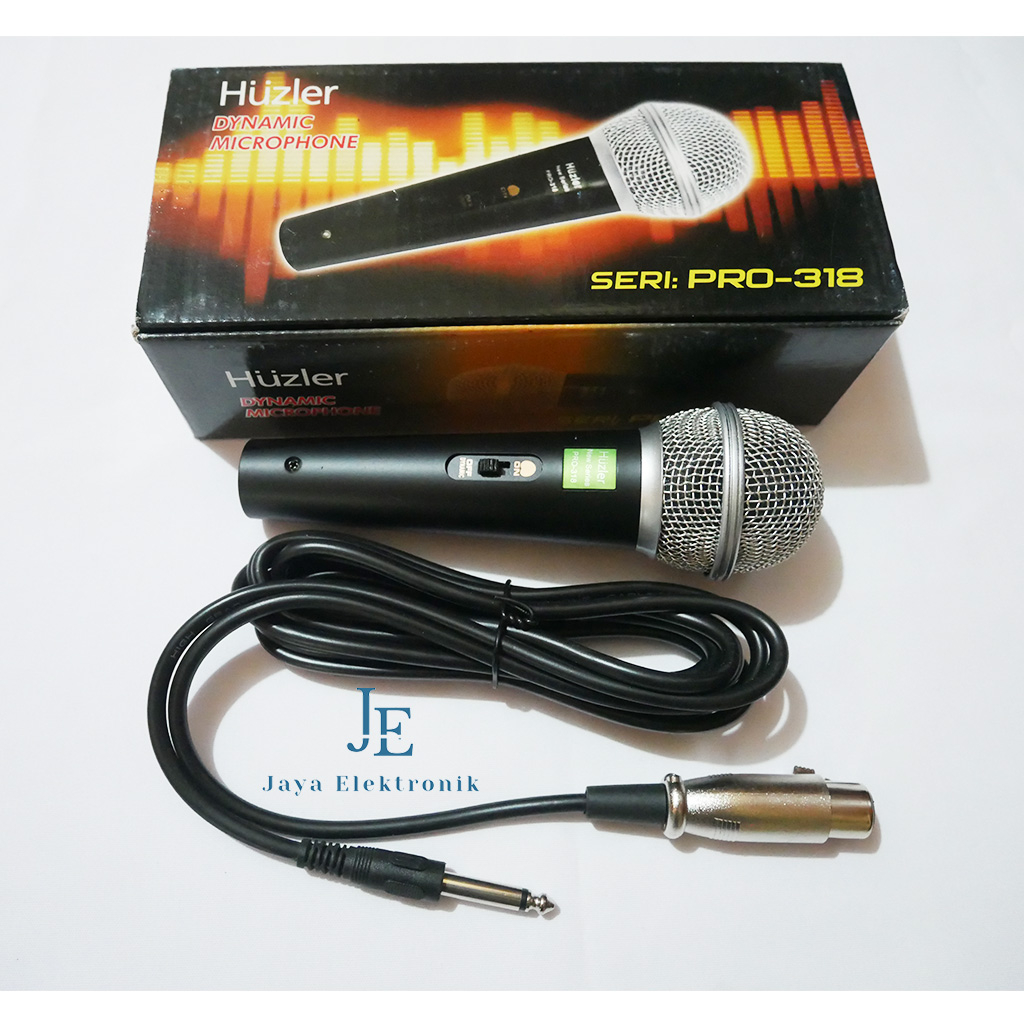 Microphone HUZLER PRO 318/MIC Kabel HUZLER/MIC MICROPHONE Kabel Murah