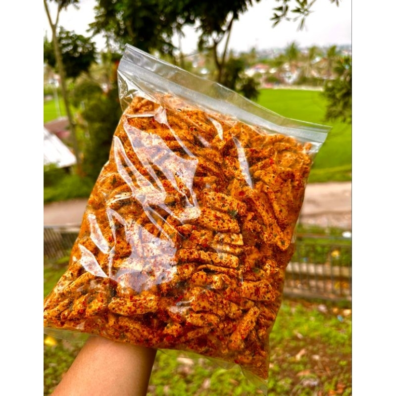 

Basreng pedas daun jeruk isi 500gram