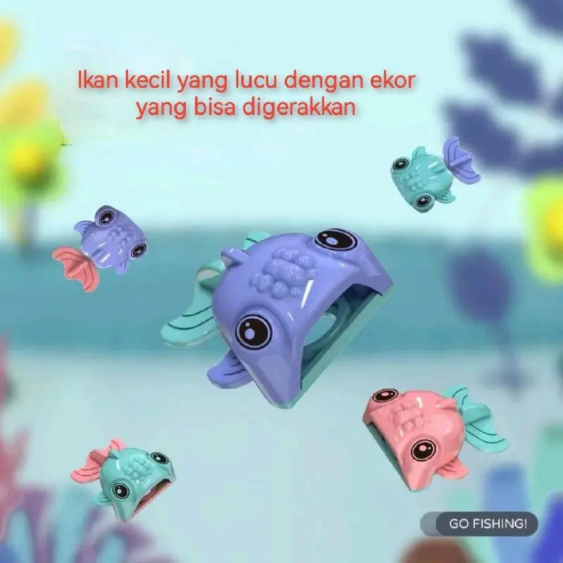 MOMMYCARE MAINAN PANCING IKAN MAGNET DAN KOLAM PANCINGAN MAGNET ANAK