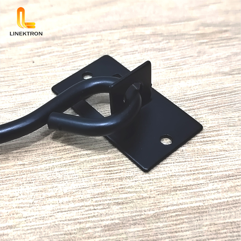 CANTOLAN PENAHAN JENDELA HITAM / HAK ANGIN JENDELA HITAM 8 INCH