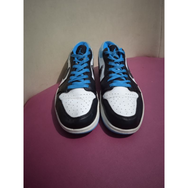 Sepatu Nike AJ1 Low Laser Biru