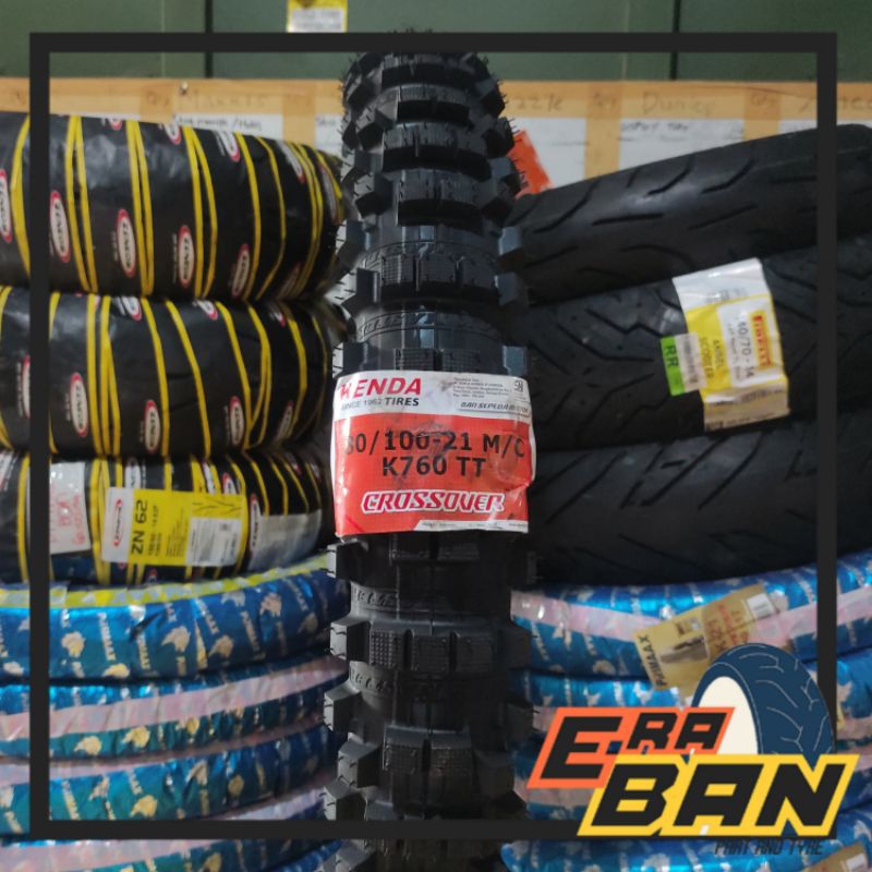 BAN KENDA TRACKMASTER K760 80 100 RING 21 TUBETYPE