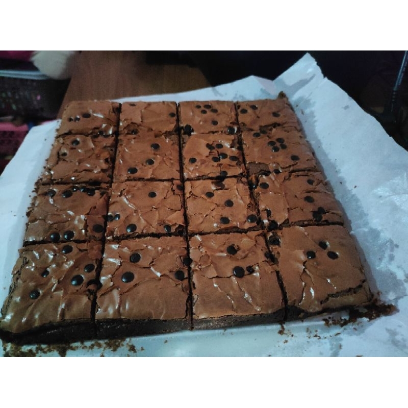 

Fudgy Brownies Toping Chocochip