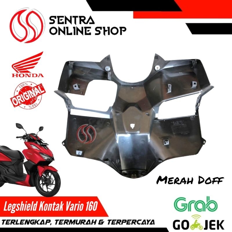 Cover inner upper legsil legshield kontak vario 160 merah doff dop original