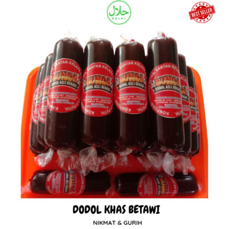 

Dodol Gulung original khas Betawi//Dodol lonjoran//Dodol bunga Bekasi