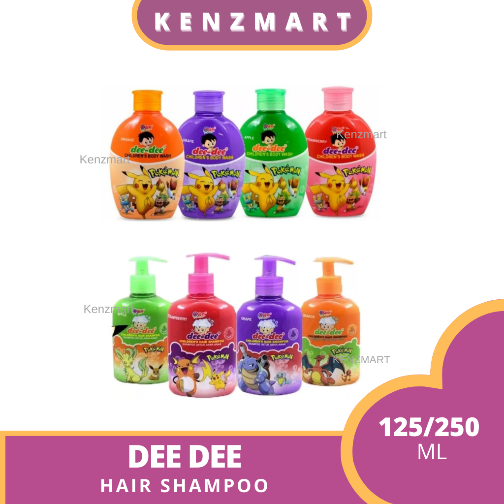 DEE DEE - HAIR SHAMPOO ANAK ANAK 125 ML BOTOL  DAN 250 ML BOTOL PUMP