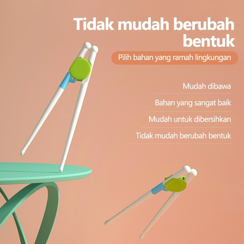 Sumpit Belajar Anak Balita Children Training Chopstick Belajar Makan