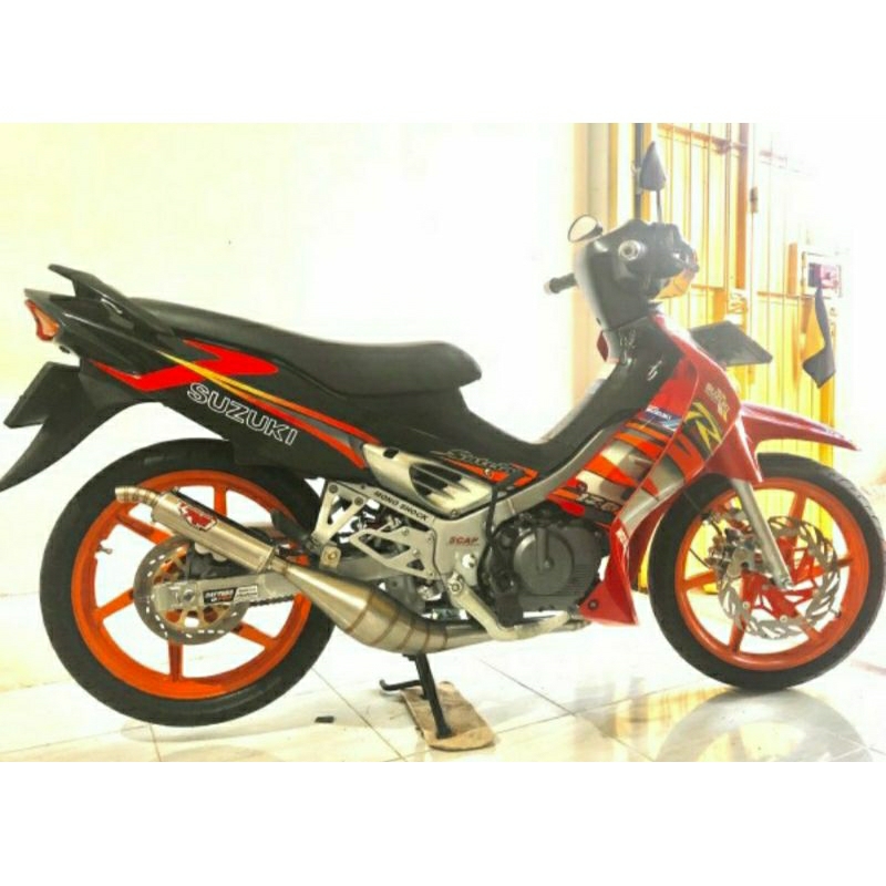 Knalpot racing R9 SATRIA 2 TAK - SATRIA HIU full stainless