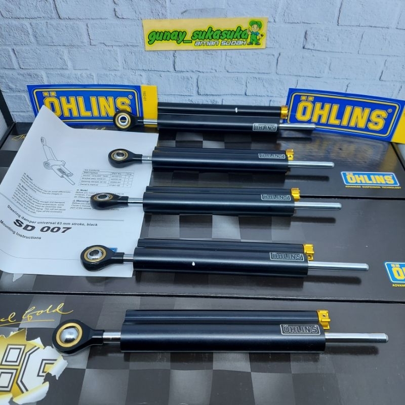 Stabilizer Stang - Steering Damper Ohlins SD 007 Black Original