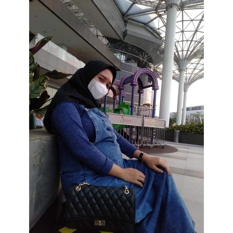 preloved overall jeans