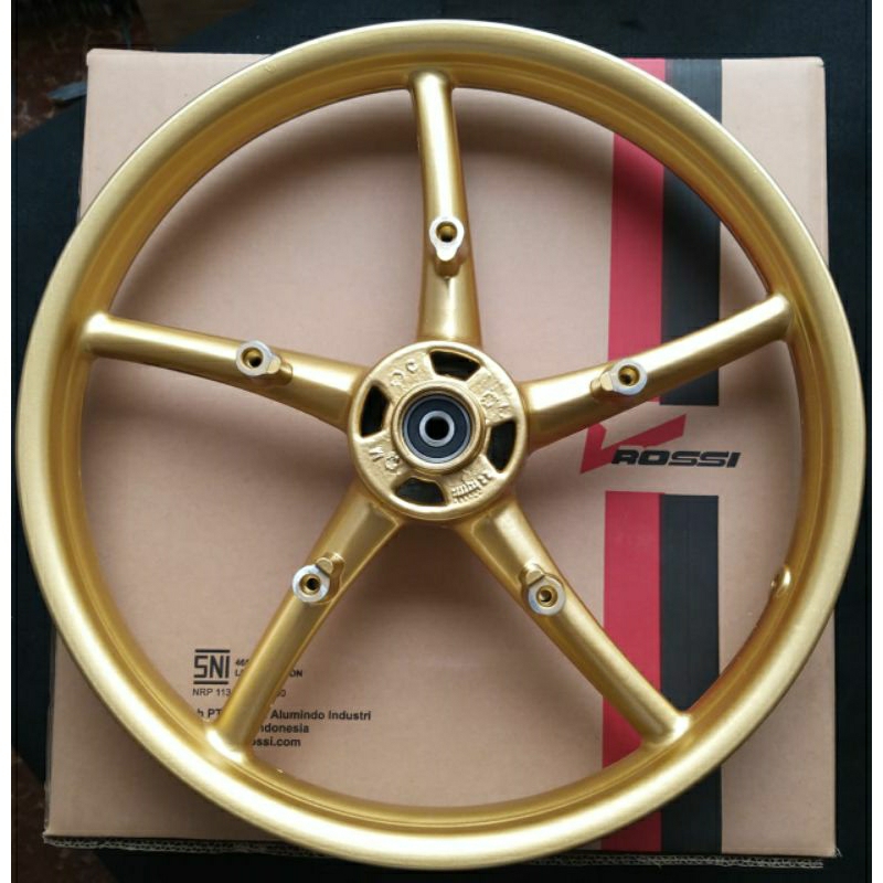 Velg Rossi sanca Satria Fu Depan Saja/1Ring 160/17(Gold,Black,White)