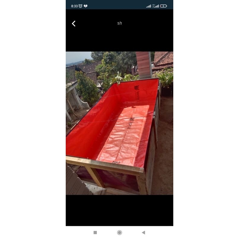 terpak buat ikan lele a3 250x50cmx50 cm tinggi nya