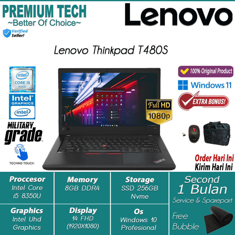 Laptop Lenovo Thinkpad Core i5 i7 Original Termurah Bergaransi Bisa Bantu Setting siap pakai