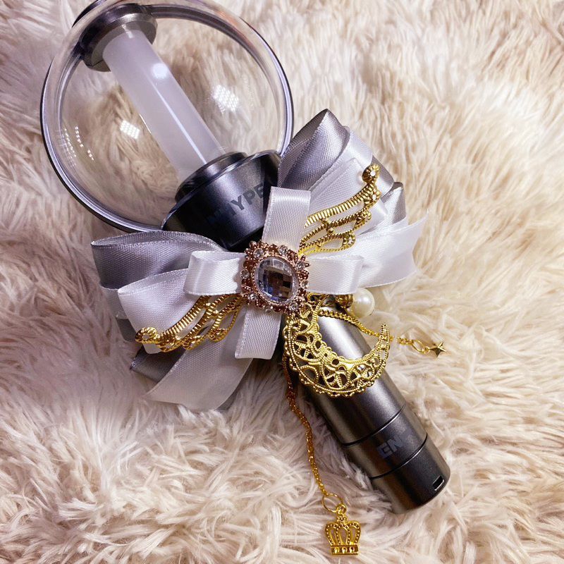 pita lightstick // korean ribbon brooch // pita hias aplikasi