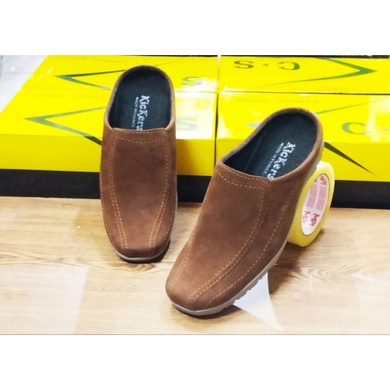 Sandal Sepatu Bakpao Pria Bustong Sepatu Sandal Slip On Casual Pria