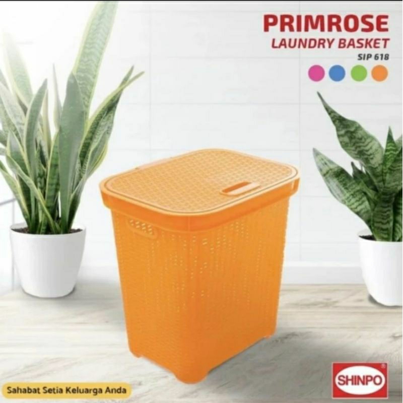 Keranjang Baju Pakaian / Keranjang Laundry Box Primrose 618 Shinpo L