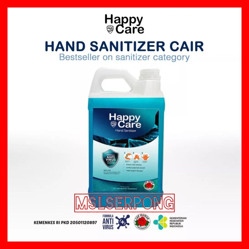 HAND SANITIZER CAIR AROMA JERUK 5 LITER KEMENKES RI PKD 20501120897 / HAND SANITIZER SPRAY / HAND SANITIZER