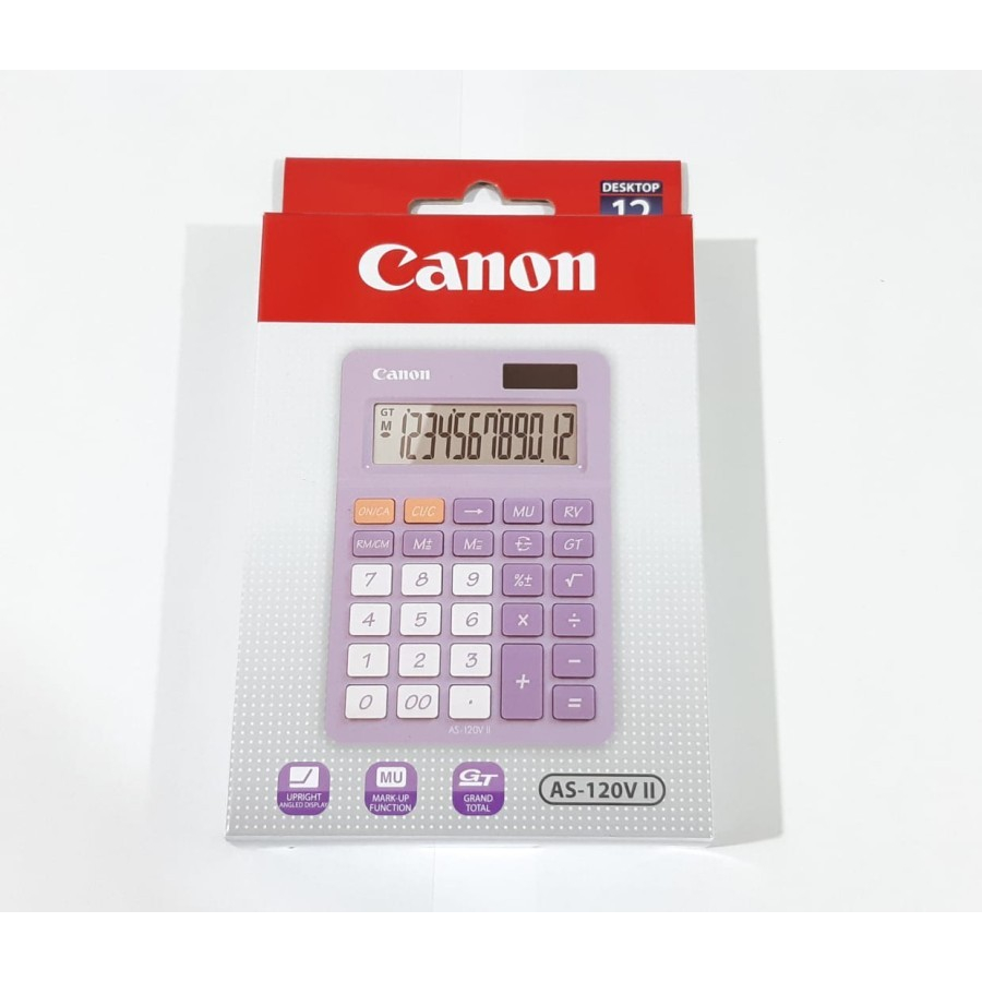 Tbmo Calculator Canon 12 Digit AS-120V II / Kalkulator Canon