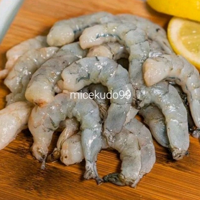 

UDANG KUPAS SEGAR TIDAK FROZEN 500GR FRESH PEELED PRAWN SHRIMP