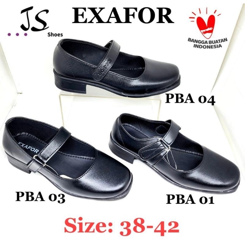 EXAFOR PBA - SEPATU FANTOFEL PASKIBRA WANITA DEWASA MERK EXAFOR ORIGINAL