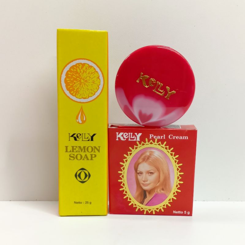 Paket 2in1  - Kelly Pearl Cream &amp; Kelly Lemon Soap