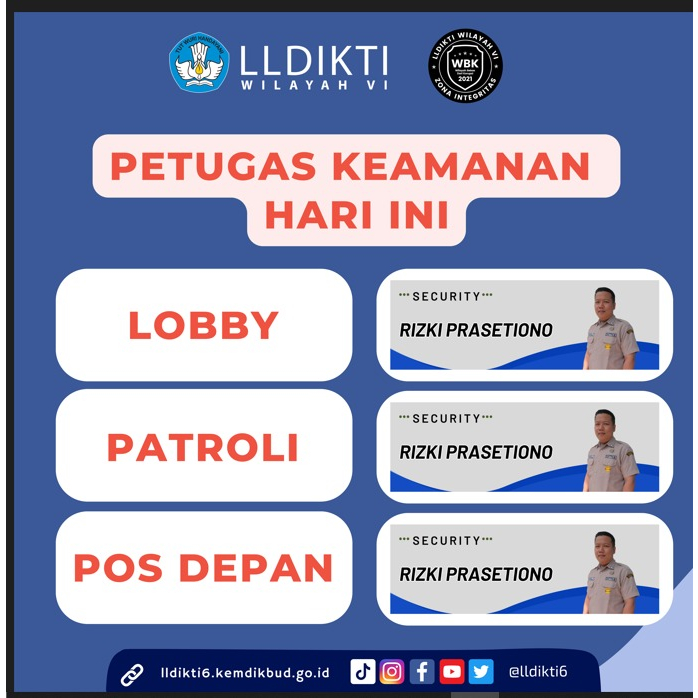 papan nama akrilik custom tanda tulisan / jadwal petugas / papan nama dokter