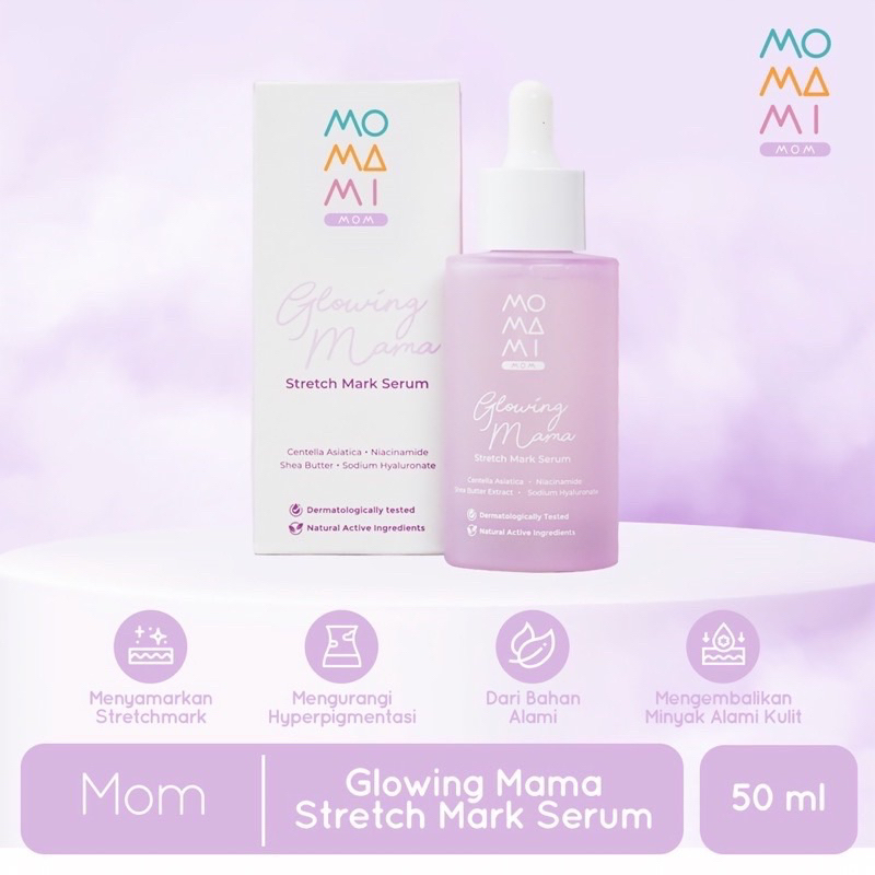 MOMAMI Glowing Mama Stretch Mark Serum exp 2025